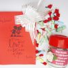 100 Reasons Why I Love You Personalized Gift Box & Photo Chain Greeting Card Combo - Image 4