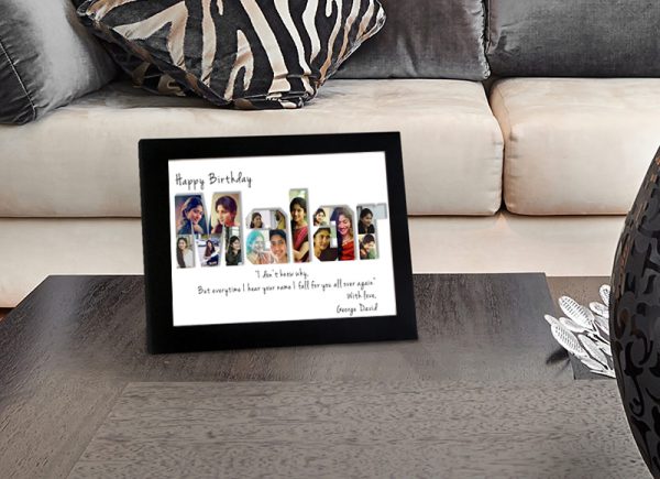 Personalized Name Photo Collage Gift