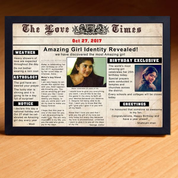 The Love News | Make Your Loved One Famous