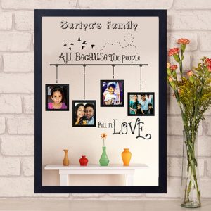 All because two people fell in love | Photo frame