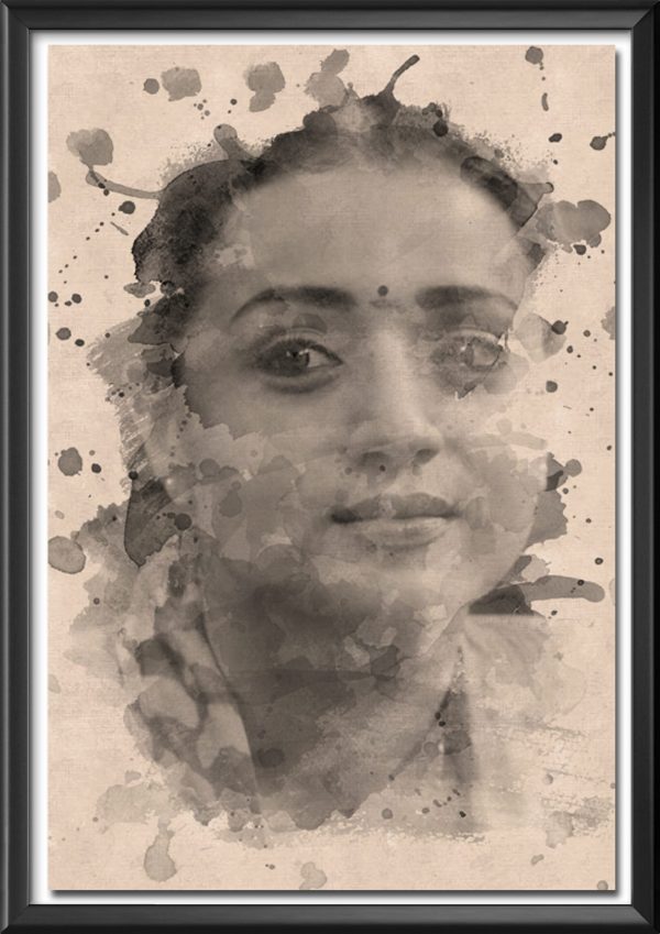 Watercolor Painting Effect - Frame.